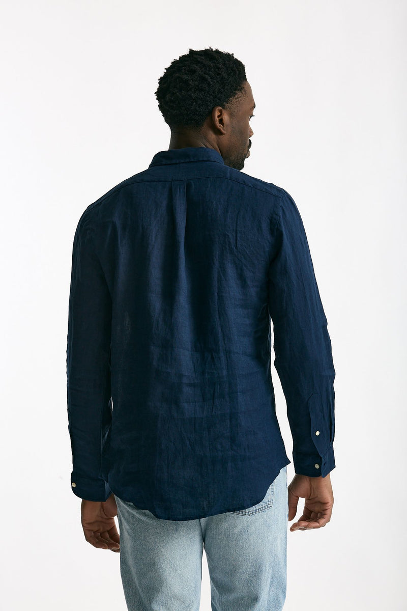 Camicia in lino blu men Polo ralph lauren - 3