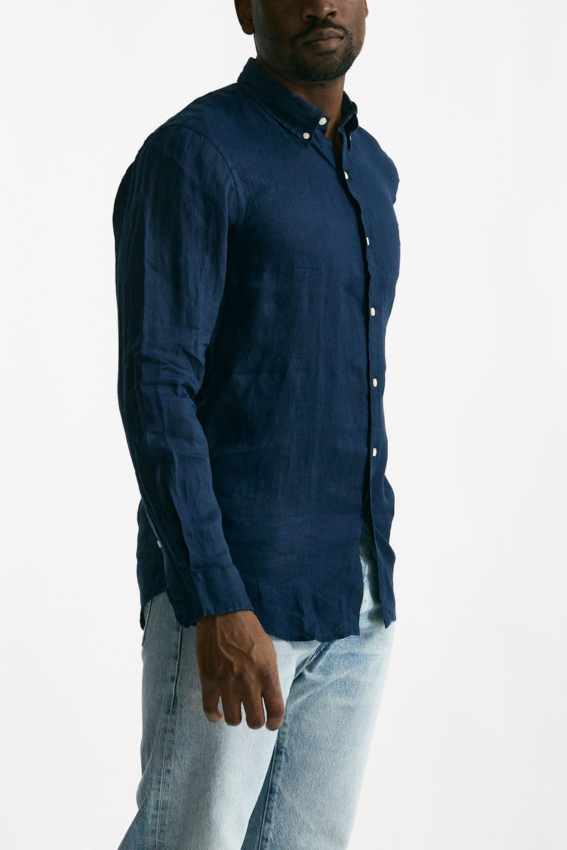 Camicia in lino blu men Polo ralph lauren - 4