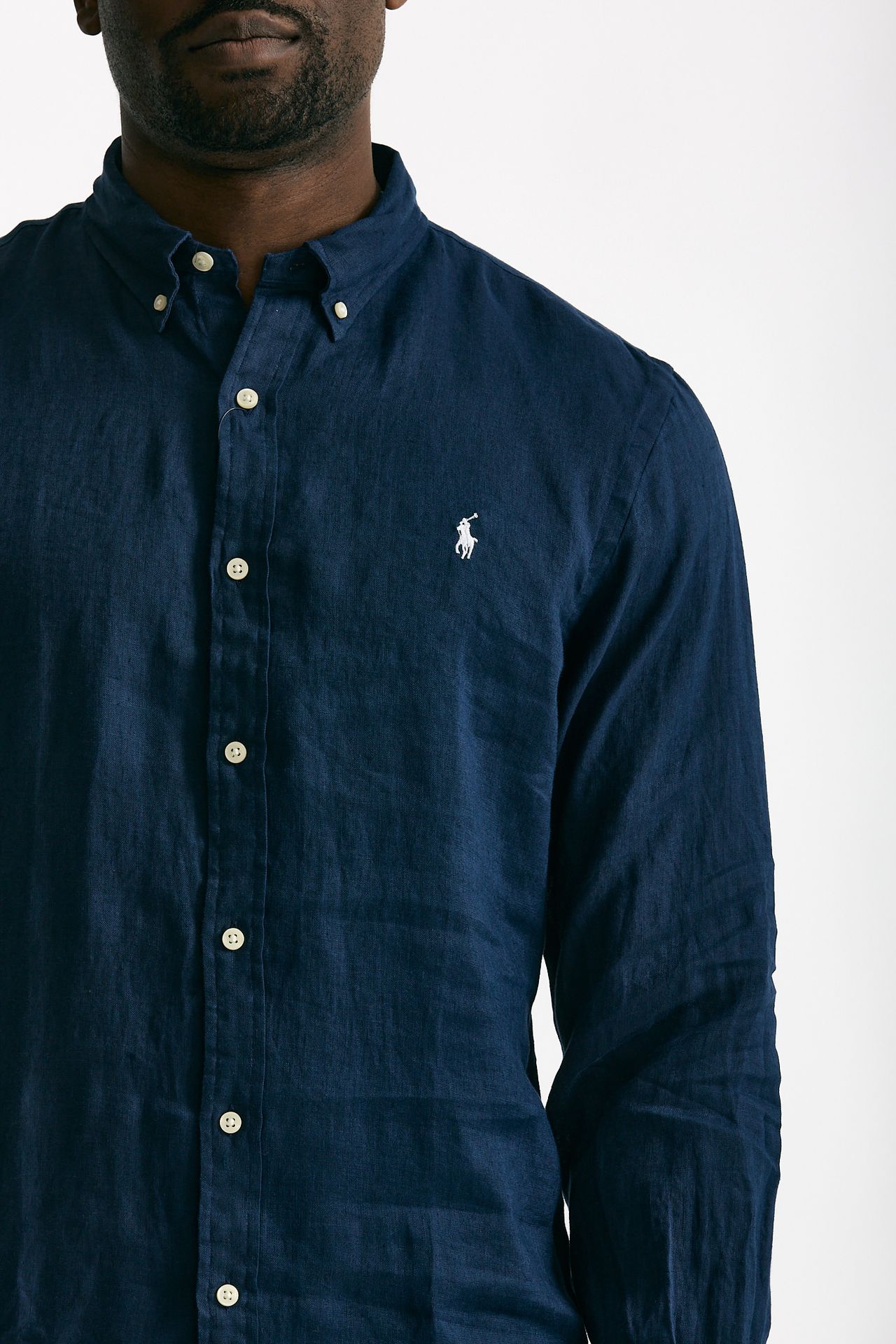 Camicia in lino blu men Polo ralph lauren - 5