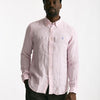 Camicia in lino bianco e rosa men Polo ralph lauren - 6