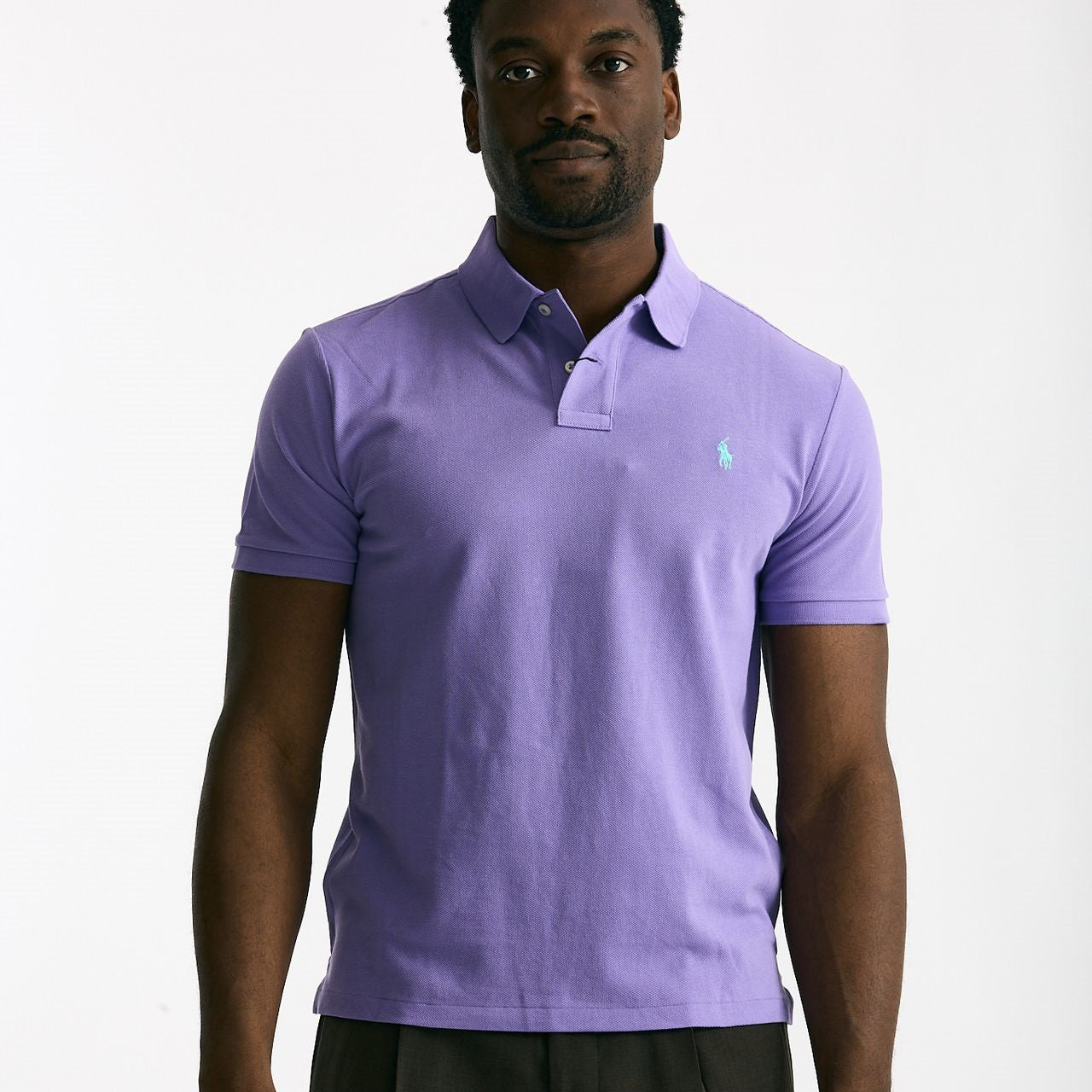 Polo in cotone piquet viola chiaro men Polo ralph lauren - 6