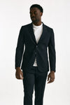 Abito monopetto blu Lana stretch men Santaniello - 1
