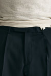 Pantalone in lana ferma blu men Santaniello - 5