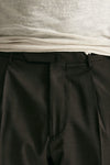 Pantalone in lana ferma marrone men Santaniello - 5