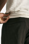 Pantalone in lana ferma marrone men Santaniello - 7