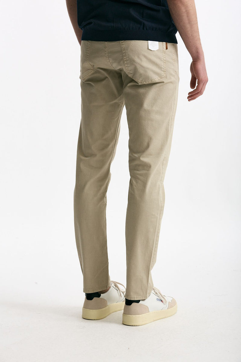 Jeans in cotone stretch beige men Siviglia - 3