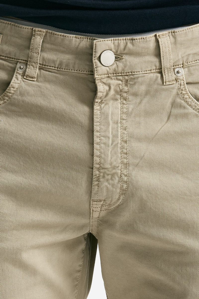 Jeans in cotone stretch beige men Siviglia - 5