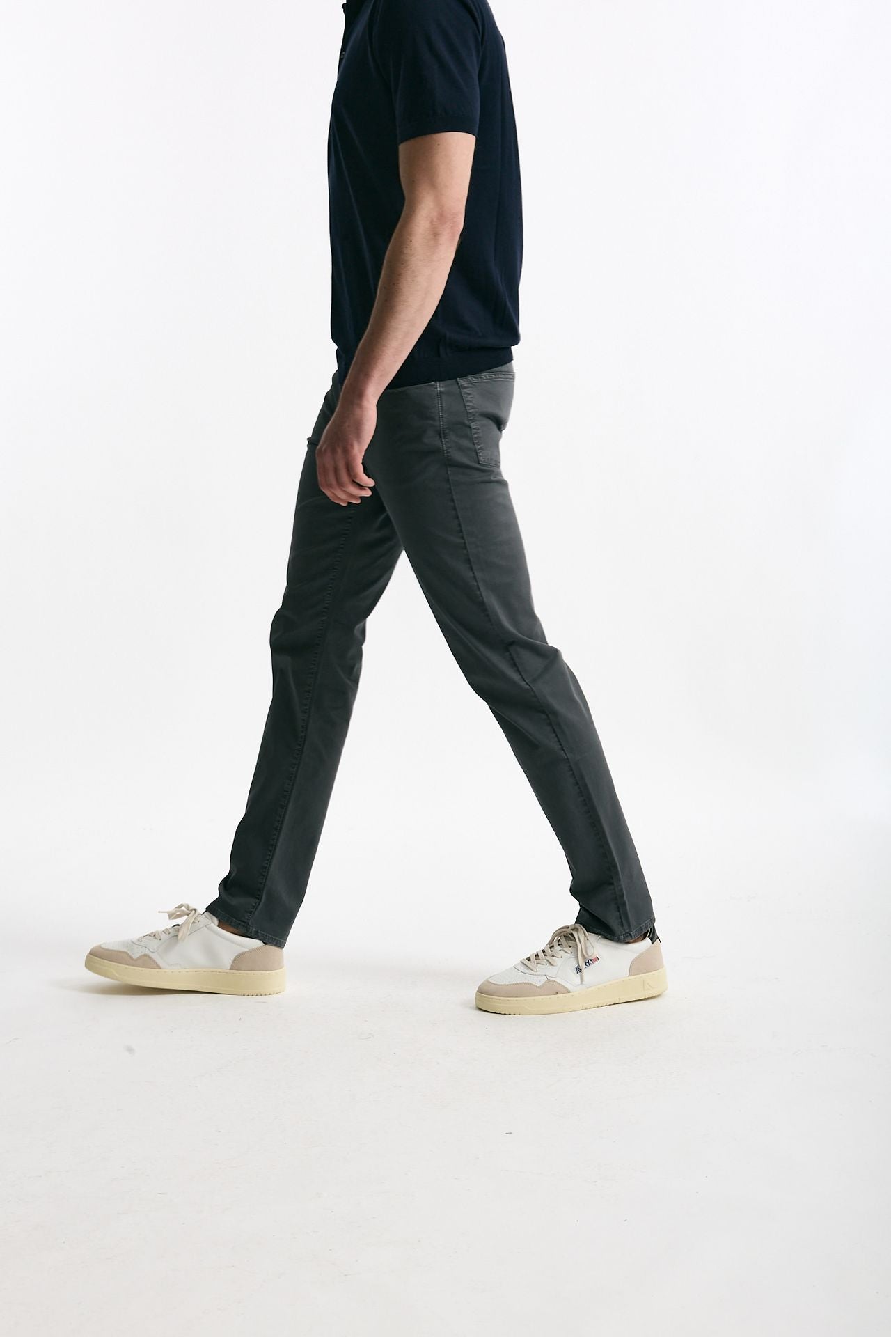 Jeans in cotone stretch grigio men Siviglia - 4