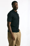 Polo ADRIAN in cotone sea island nero men John smedley - 1