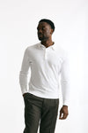 Polo BRADWELL in cotone sea island bianco men John smedley - 1