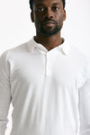 Polo BRADWELL in cotone sea island bianco men John smedley - 5