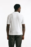 Polo ADRIAN in cotone sea island bianco men John smedley - 3