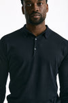 Polo BRADWELL in cotone sea island blu men John smedley - 4