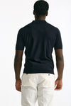 Polo ADRIAN in cotone sea island blu men John smedley - 4