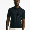 Polo ADRIAN in cotone sea island blu men John smedley - 6
