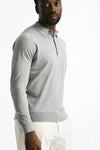 Polo BRADWELL in cotone sea island grigio men John smedley - 4