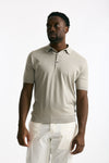 Polo ADRIAN in cotone sea island beige men John smedley - 2