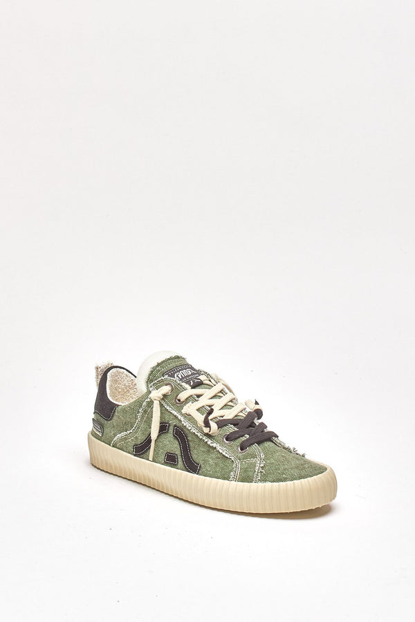 Sneakers SPRINGA WAVY in tela verde men Springa