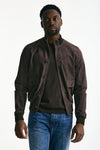 Giubbino NEW ORLEANS-SUEDE in pelle scamosciata marrone men Stewart - 1