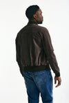 Giubbino NEW ORLEANS-SUEDE in pelle scamosciata marrone men Stewart - 3