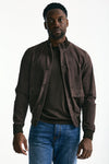 Giubbino NEW ORLEANS-SUEDE in pelle scamosciata marrone men Stewart - 5