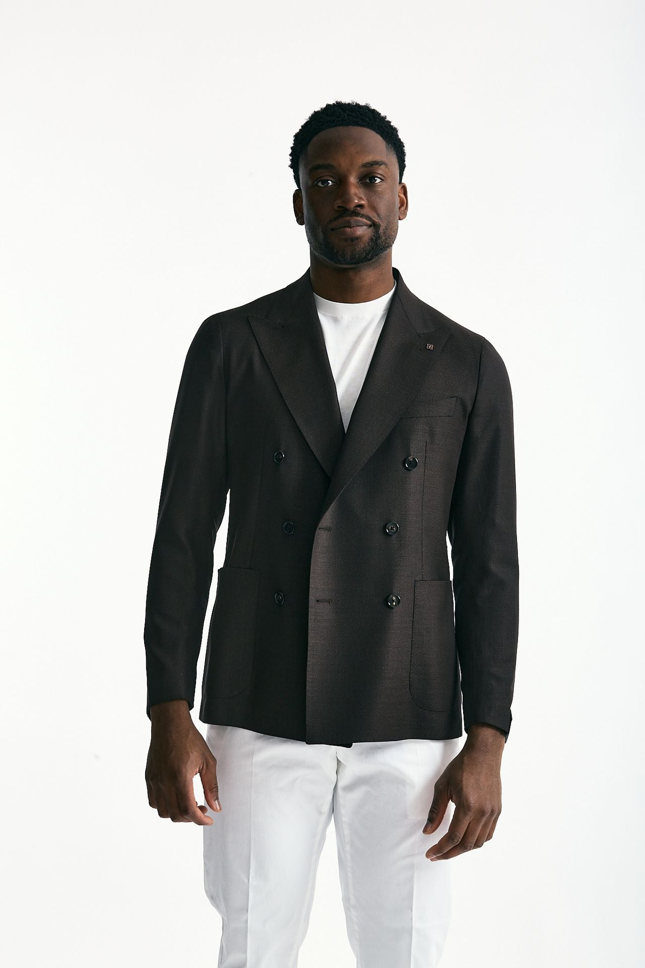 Giacca doppiopetto MONTECARLO marrone men Tagliatore - 1