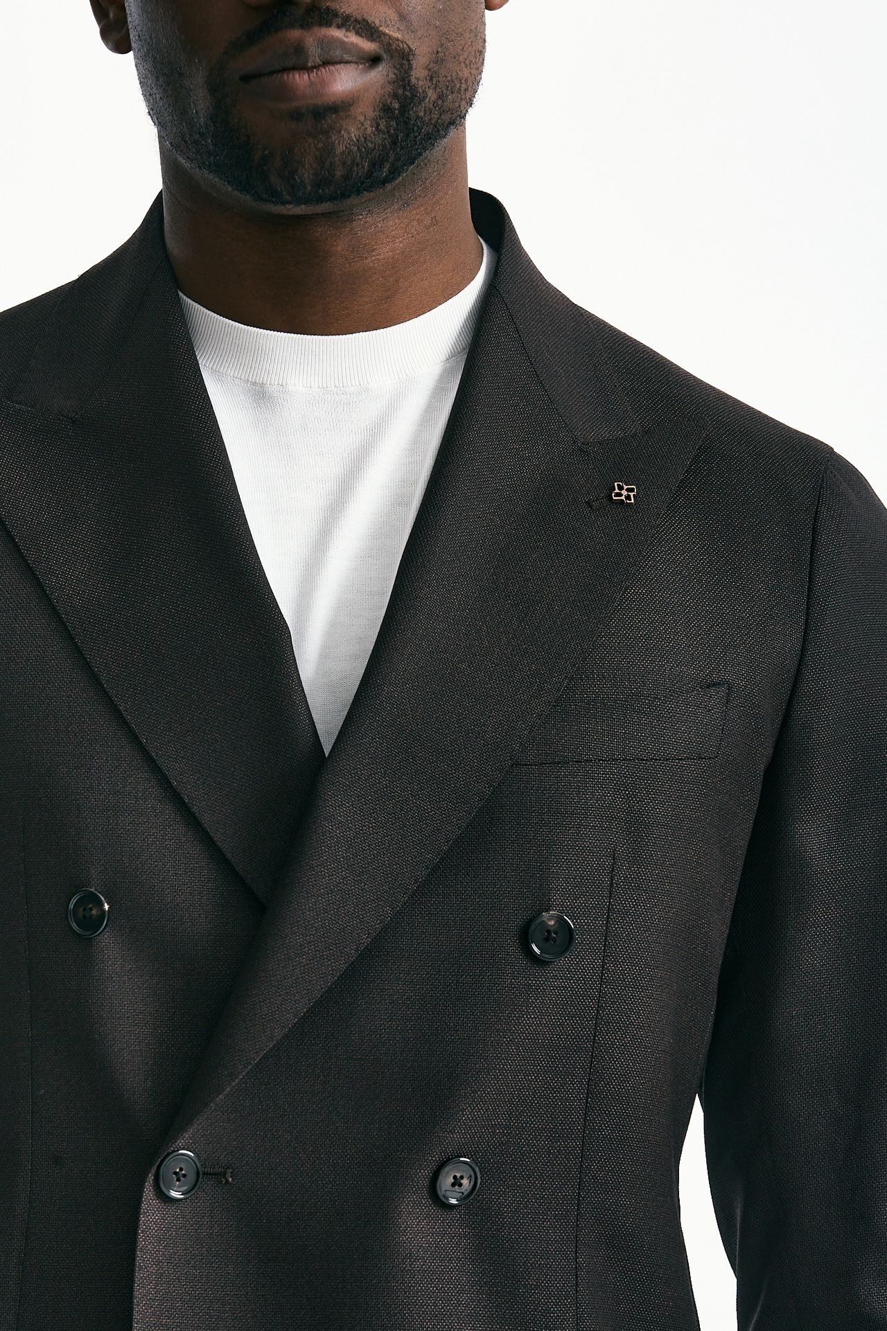 Giacca doppiopetto MONTECARLO marrone men Tagliatore - 6