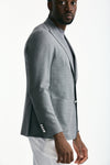 Giacca monopetto MONTECARLO grigio men Tagliatore - 4