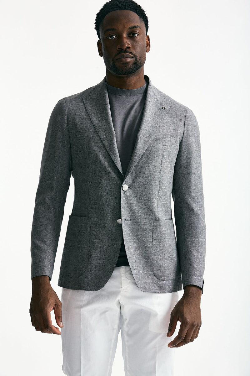 Giacca monopetto MONTECARLO grigio men Tagliatore - 5