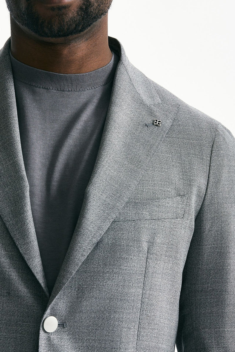 Giacca monopetto MONTECARLO grigio men Tagliatore - 6