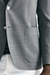 Giacca monopetto MONTECARLO grigio men Tagliatore - 7
