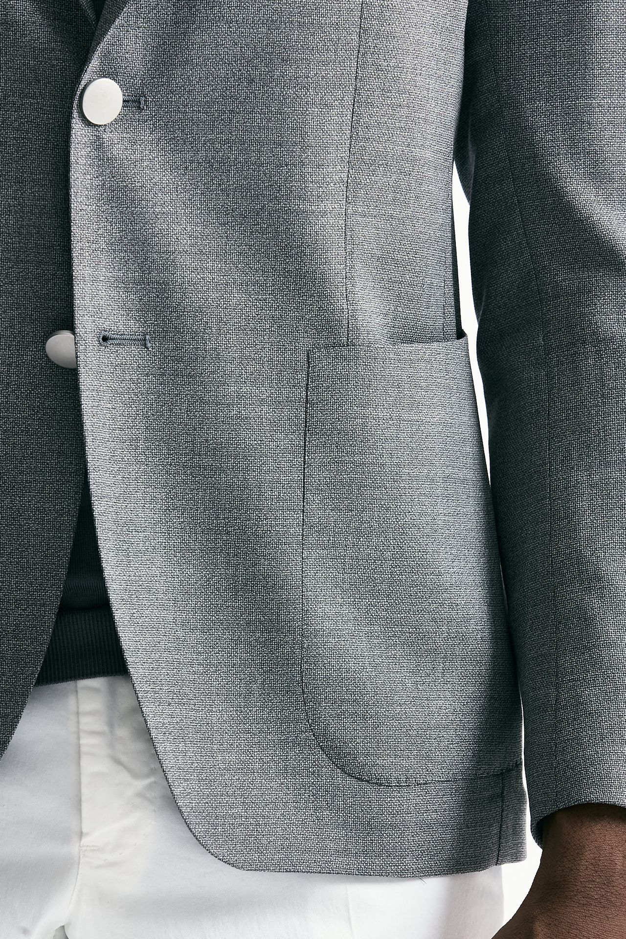 Giacca monopetto MONTECARLO grigio men Tagliatore - 7