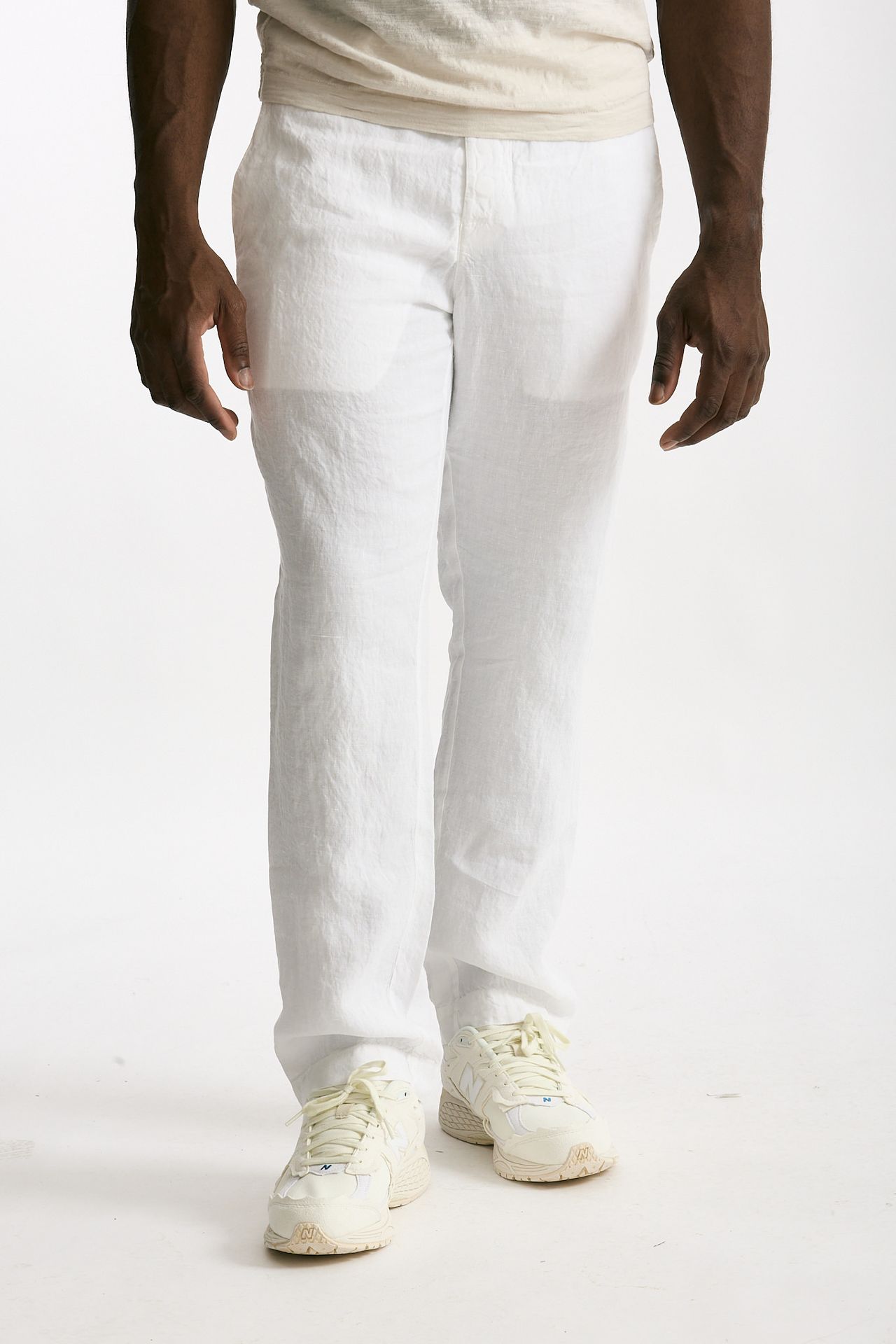 Pantalone in lino bianco men Transit uomo - 2