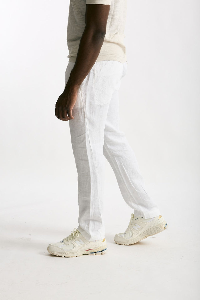Pantalone in lino bianco men Transit uomo - 3