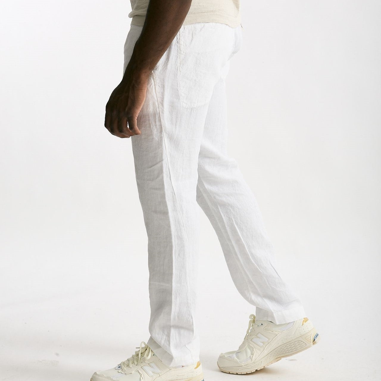 Pantalone in lino bianco men Transit uomo - 8