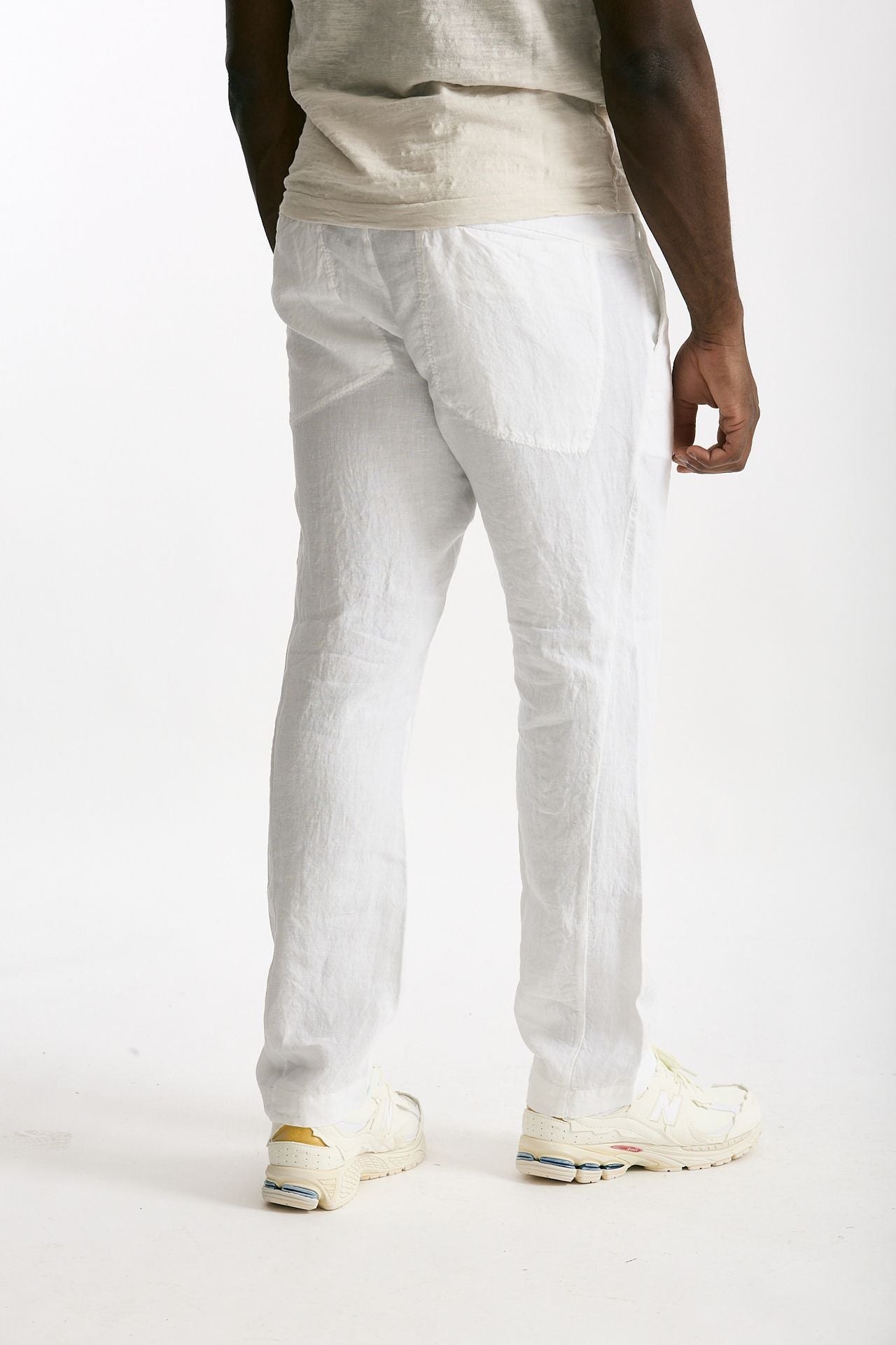 Pantalone in lino bianco men Transit uomo - 4