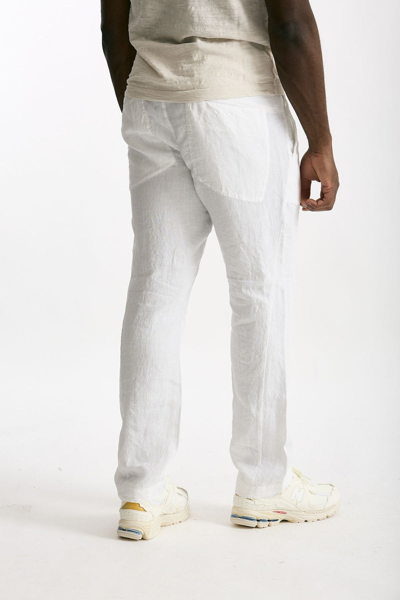 Pantalone in lino bianco men Transit uomo - 4