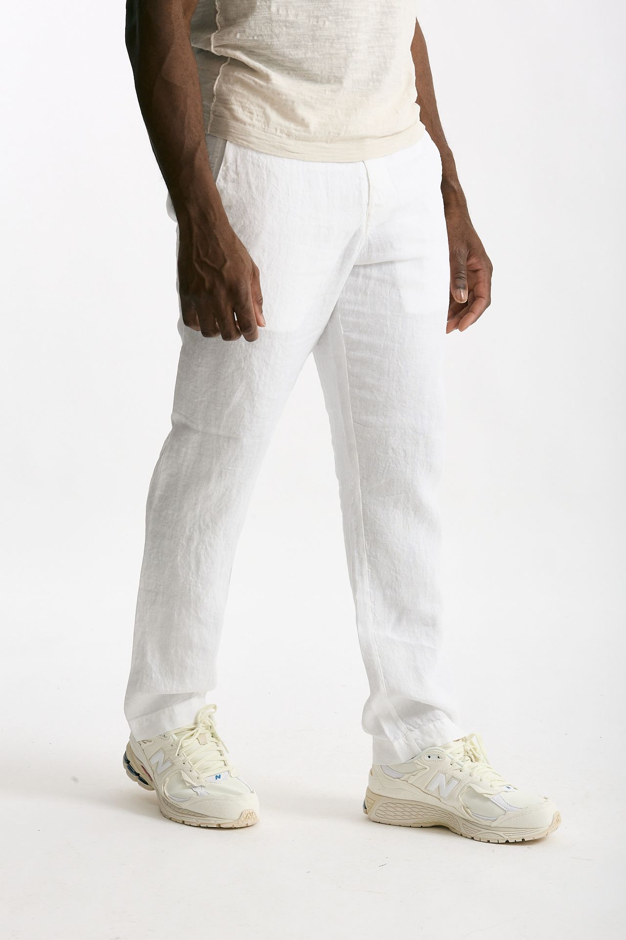 Pantalone in lino bianco men Transit uomo - 1