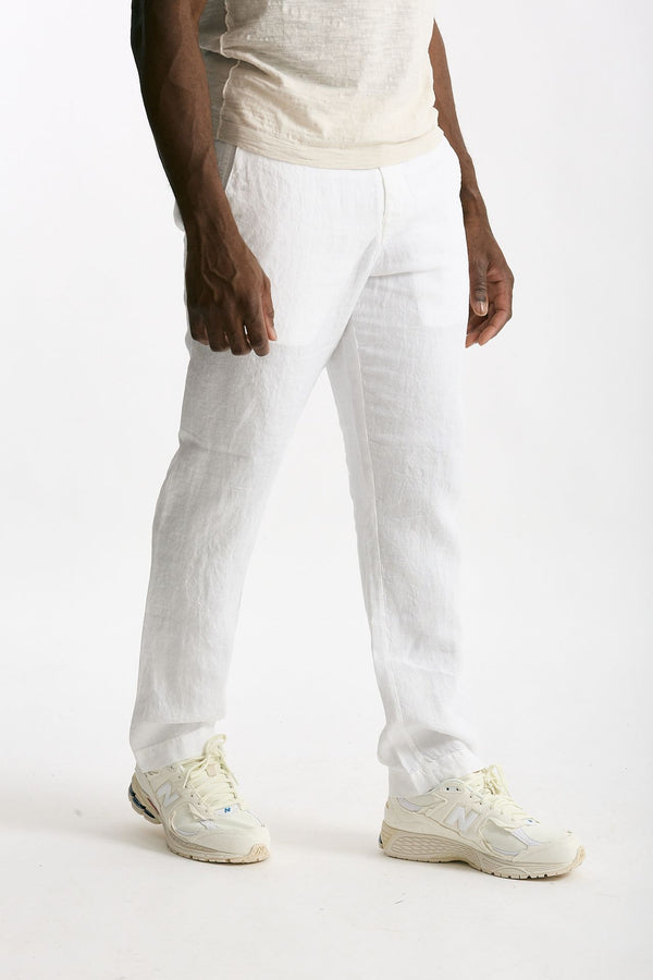 Pantalone in lino bianco men Transit uomo