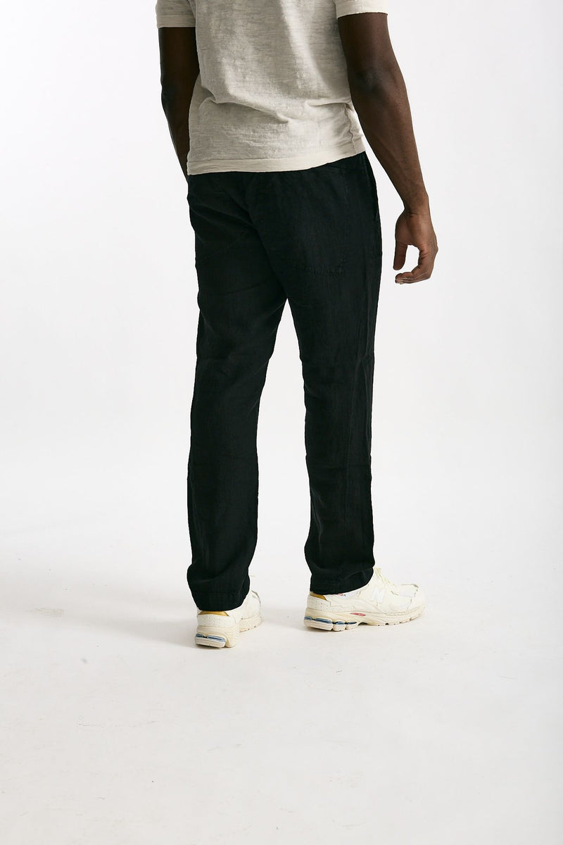 Pantalone in lino nero men Transit uomo - 3