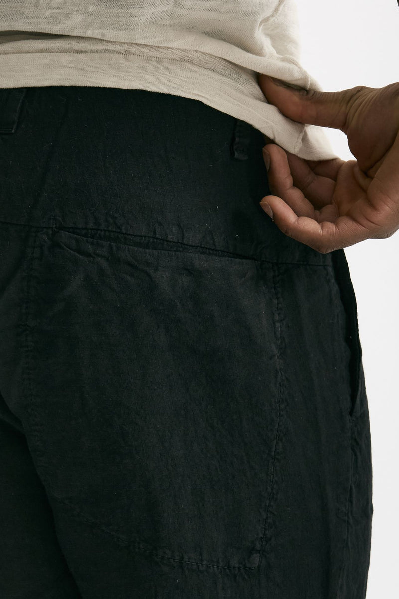 Pantalone in lino nero men Transit uomo - 7