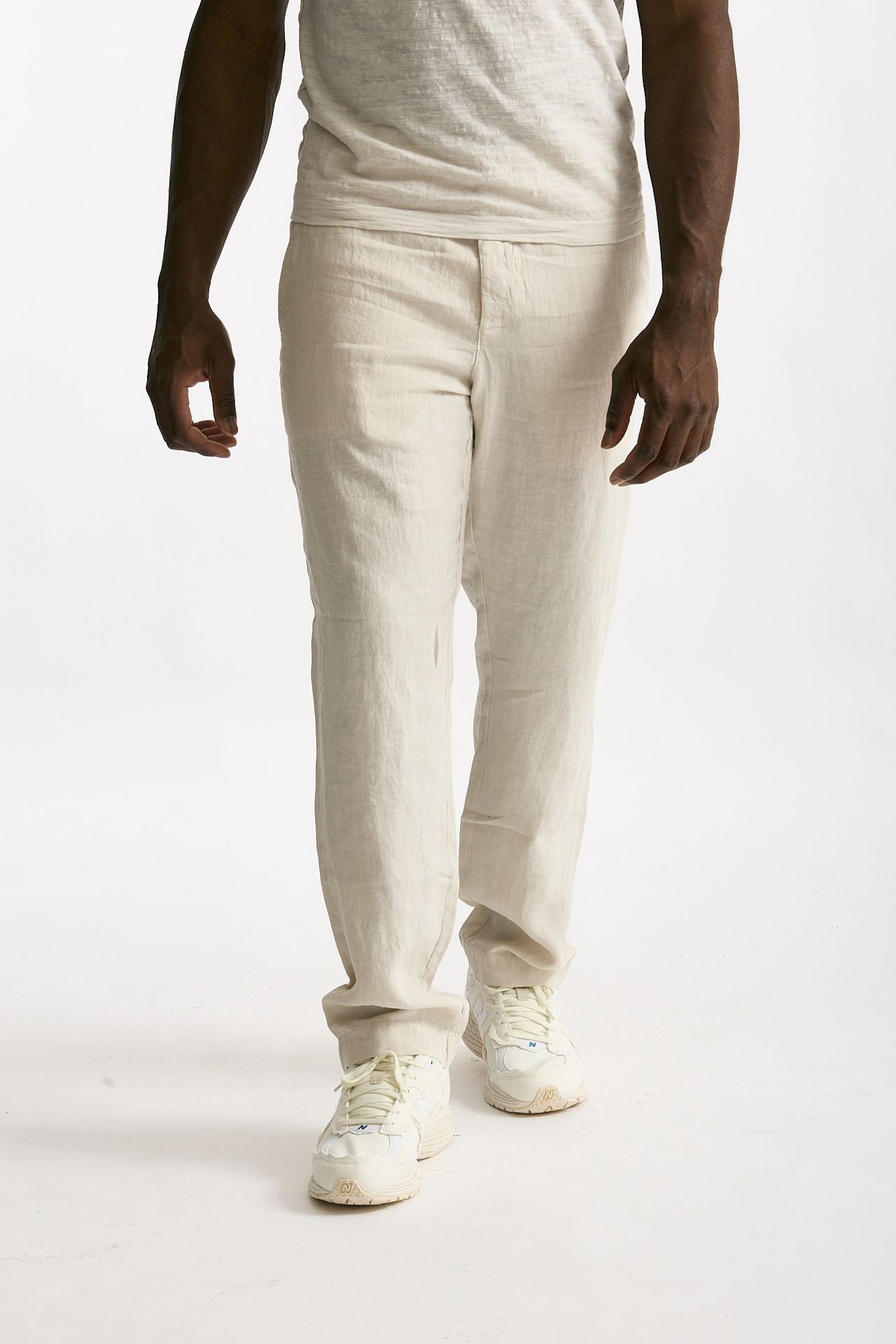 Pantalone in lino beige men Transit uomo - 2