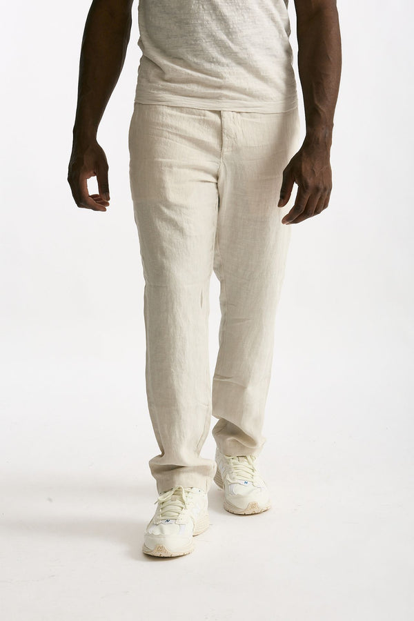 Pantalone in lino beige men Transit uomo