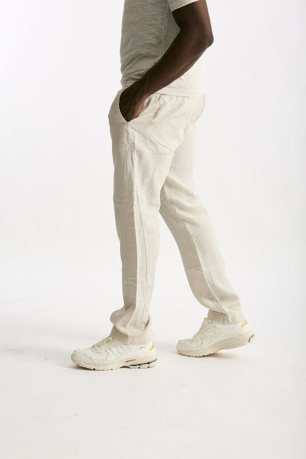 Pantalone in lino beige men Transit uomo