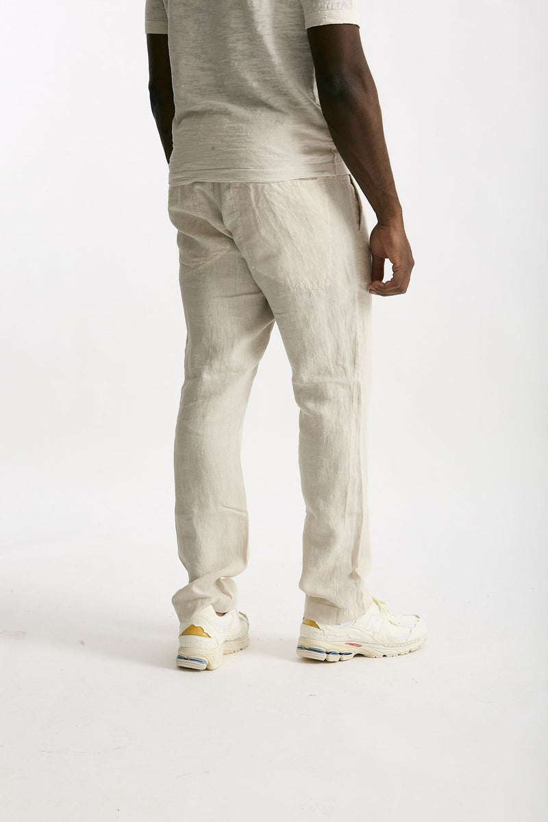 Pantalone in lino beige men Transit uomo - 3