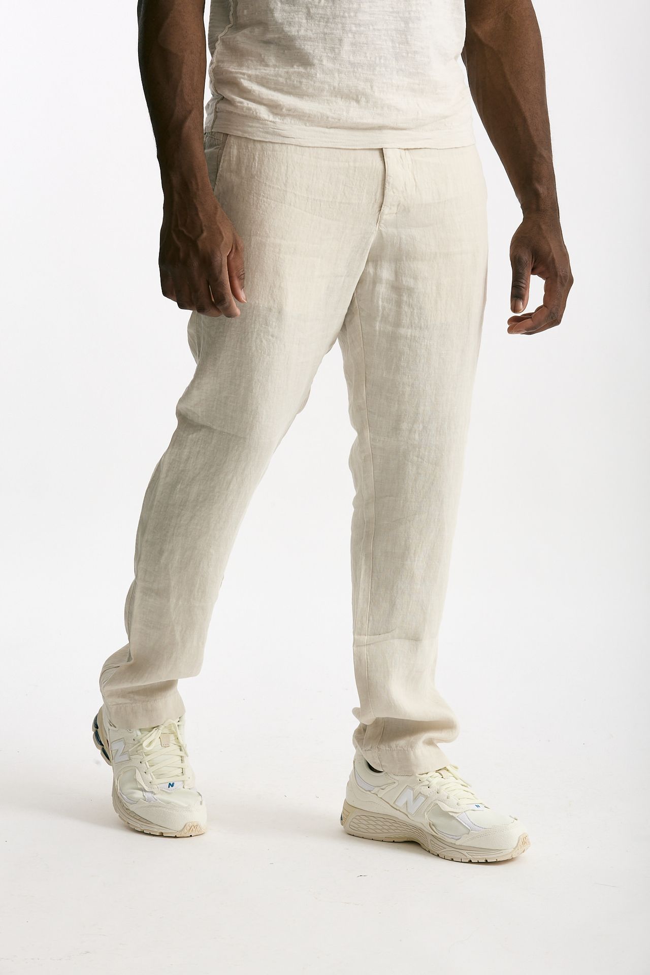 Pantalone in lino beige men Transit uomo - 4