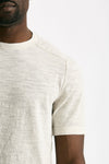 T shirt in cotone e lino beige men Transit uomo - 6