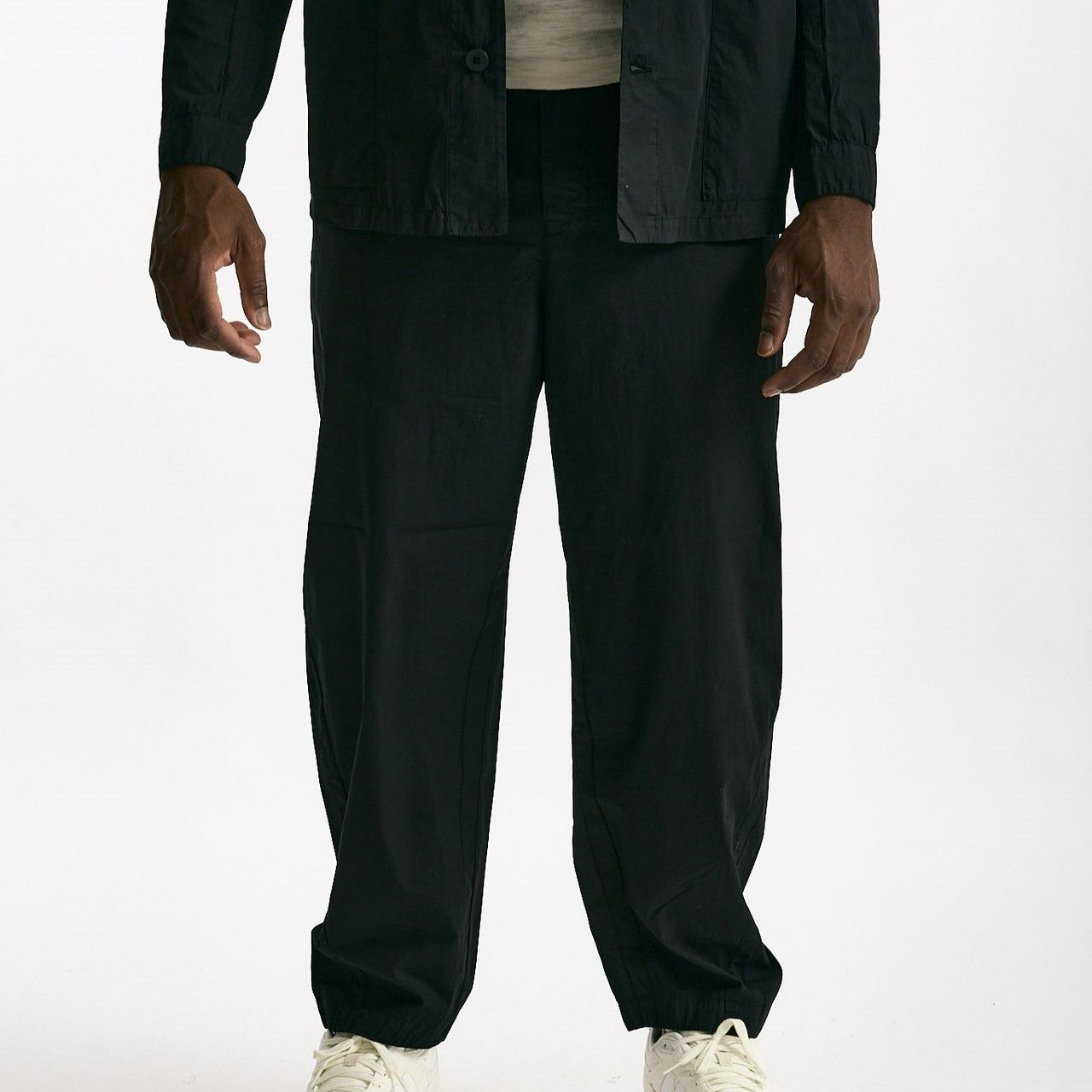 Pantalone in cotone nero men Transit uomo - 6