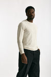 T shirt in cotone e lino beige men Transit uomo - 5