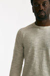 T shirt in cotone e lino beige men Transit uomo - 6